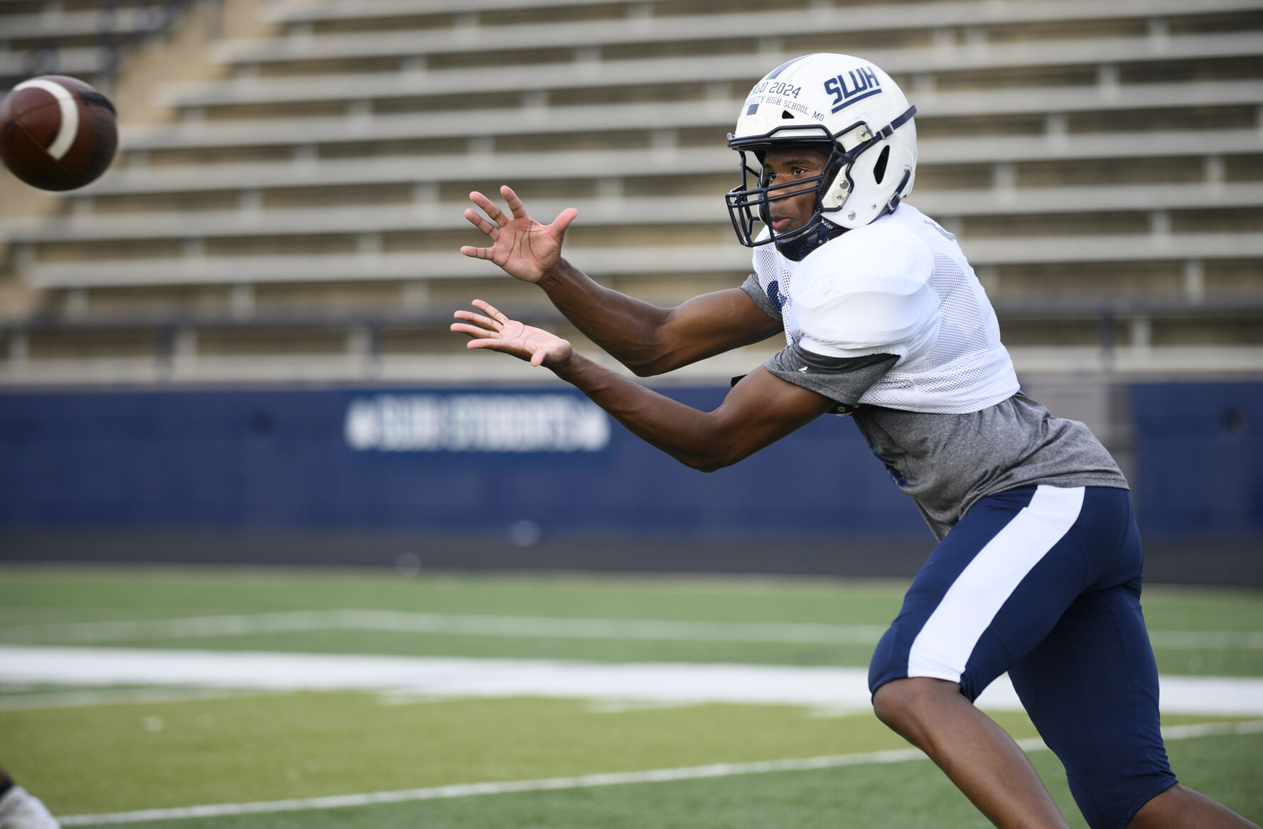 SLUH football practice